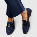 NORA | Clásicos loafers azules