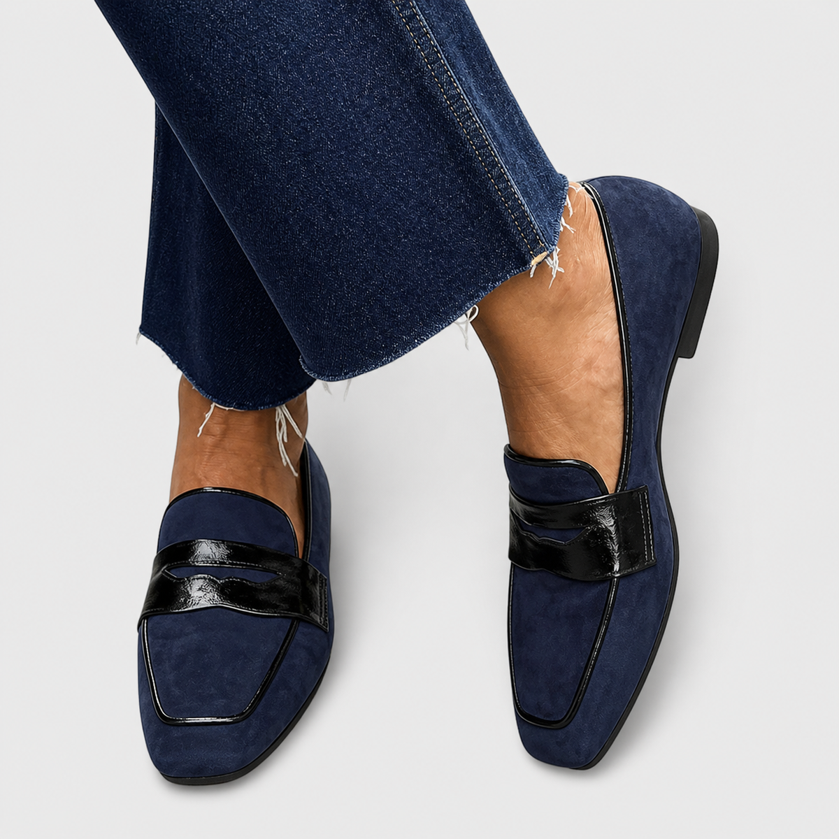 NORA | Clásicos loafers azules