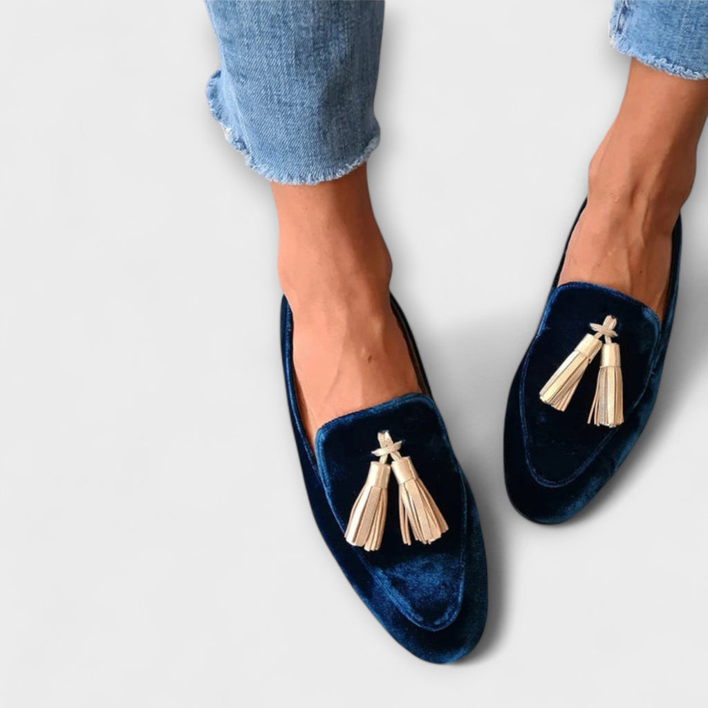 QUINNLYN | Mocasines vintage con borlas
