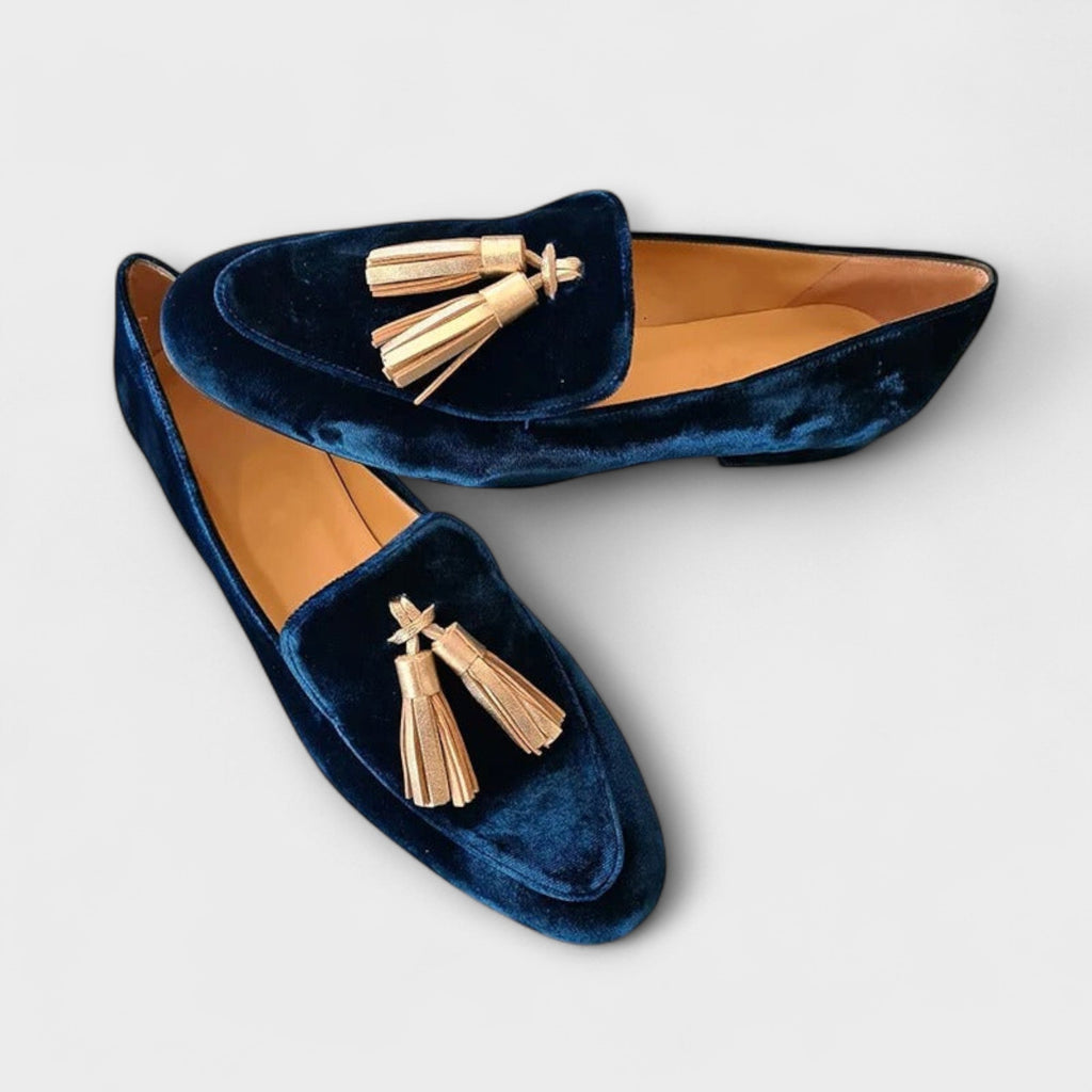QUINNLYN | Mocasines vintage con borlas