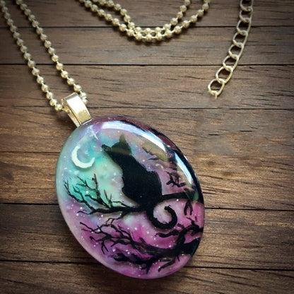Collar de gato "La noche estrellada"
