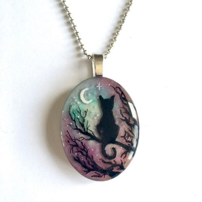 Collar de gato "La noche estrellada"