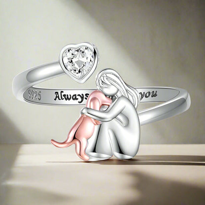 Anillo ajustable “Siempre en mi corazón”